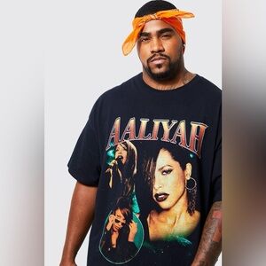 💛🖤 Aaliyah Tribute Shirt - Sz. 5X 🖤💛